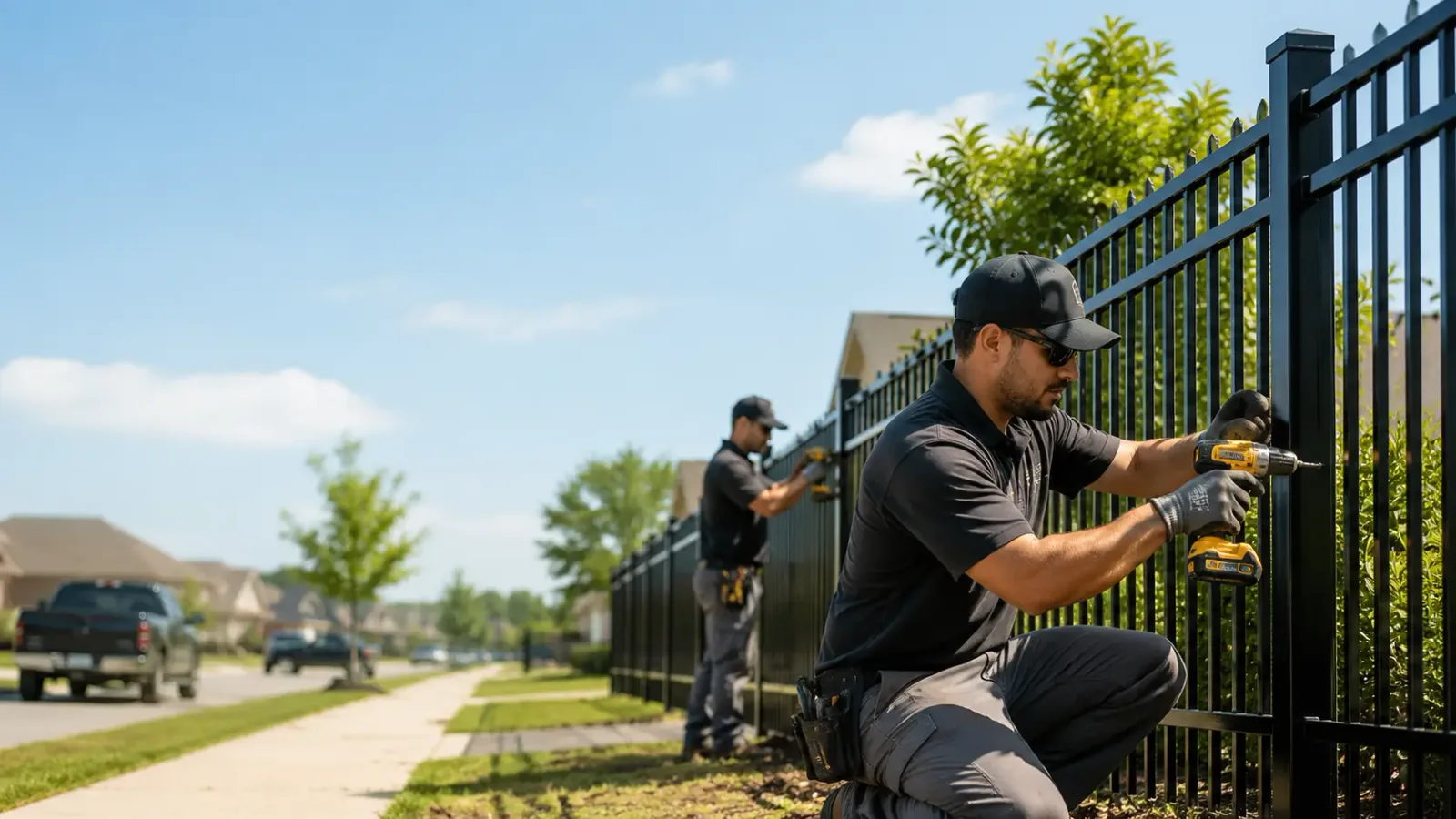 Metal Fence Installation in Brook, IN